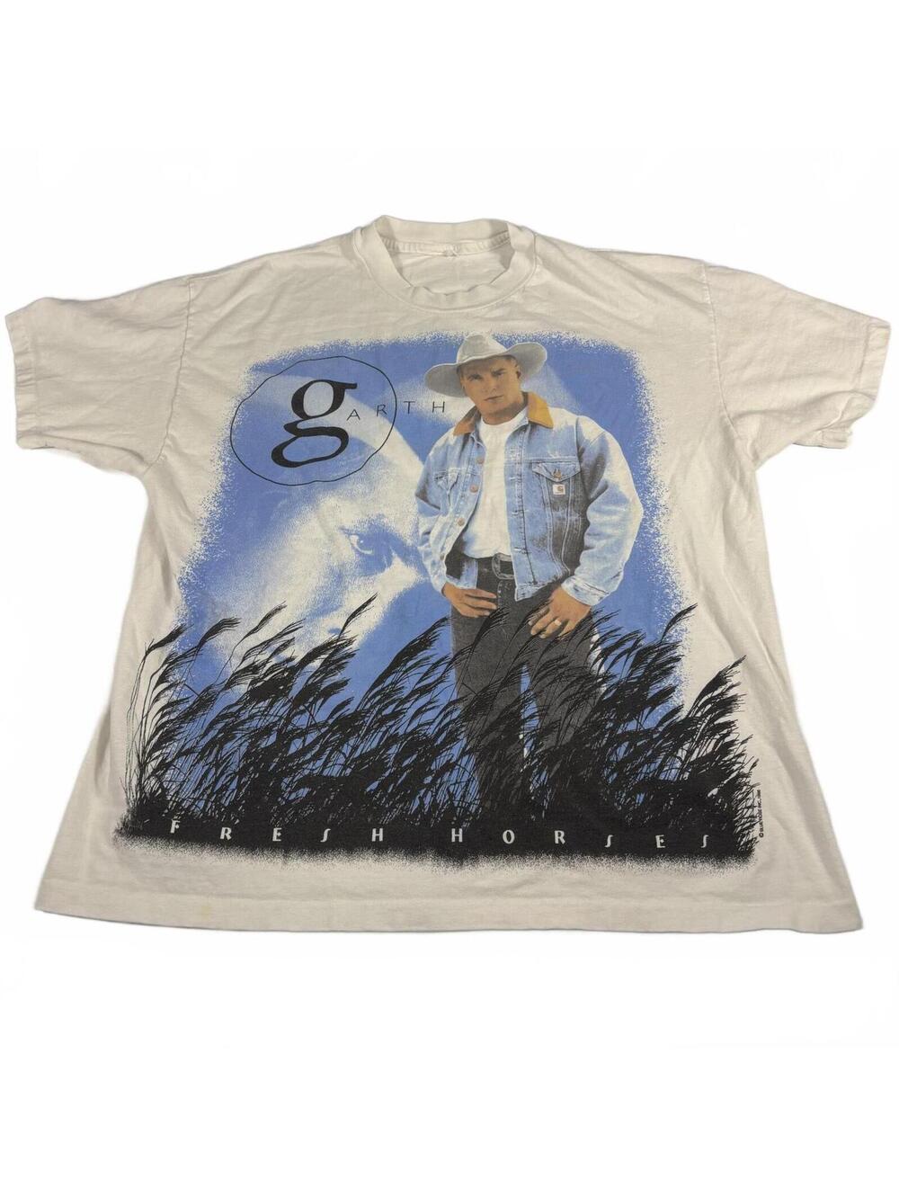Vintage 1996 Garth Brooks "Fresh Horses" World Tour T-Shirt